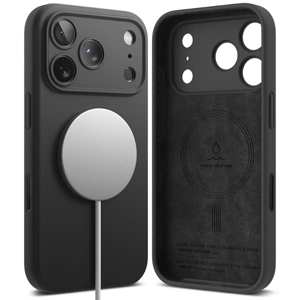 Ringke Mobilskal till iPhone 17 Pro Max Magsafe Magnetic Silikon - Svart Svart