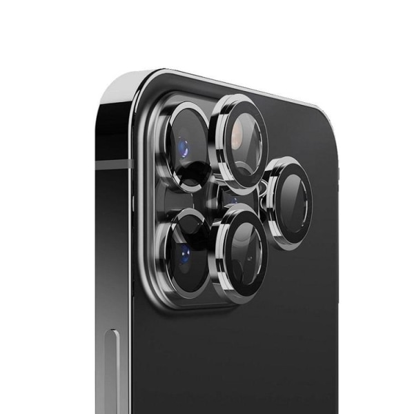 X-One iPhone 13 Pro Max/13 Pro -kameran linssisuojus, karkaistu lasipanssari