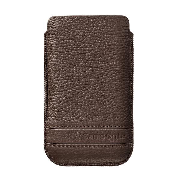 SAMSONITE CLASSIC Mobiltaske Læder M Brun til Apple iPhone 5 / 5S Brown