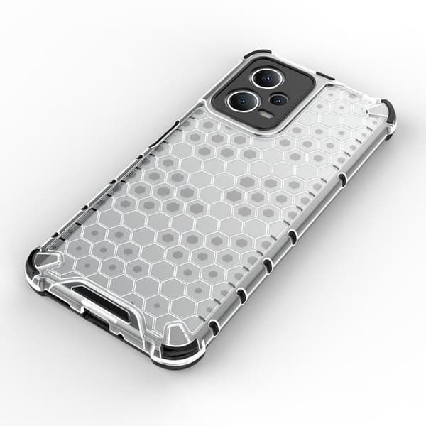 Redmi Note 12/Poco X5 5g Mobilskal Honeycomb - Sort Svart
