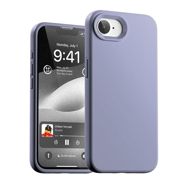 Mercury Telefontaske til iPhone 16e Silikone - Lavendel Lila