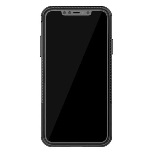 Tyre Kick-Stand -kuori iPhone 11 Pro Maxille - Musta Black