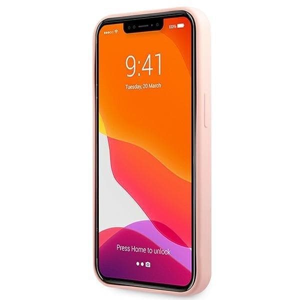 Guess Silikone Logo Taske til iPhone 13 Pro - Lyserød Pink