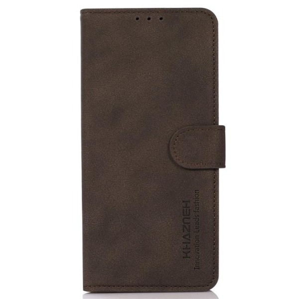 KHAZNEH Sony Xperia 1 V lompakkokotelo kuvioitu läppä - ruskea