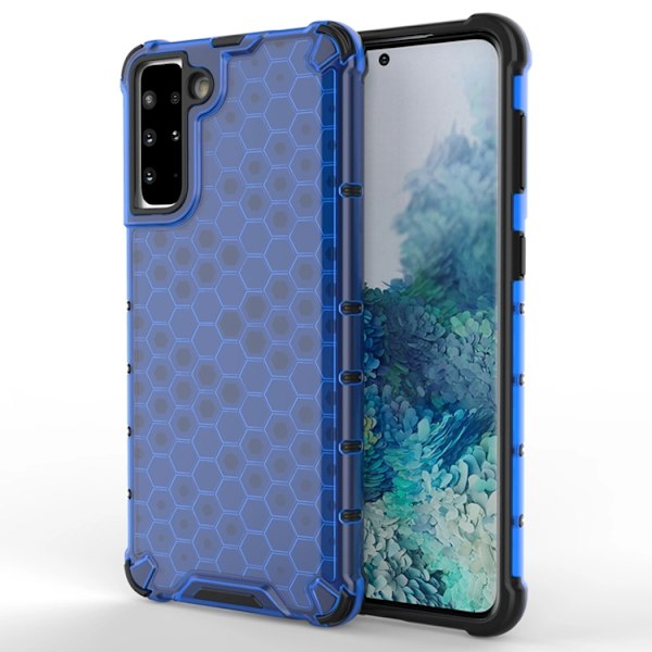 Galaxy S22 Plus Mobilskal Honeycomb Armor - Blå