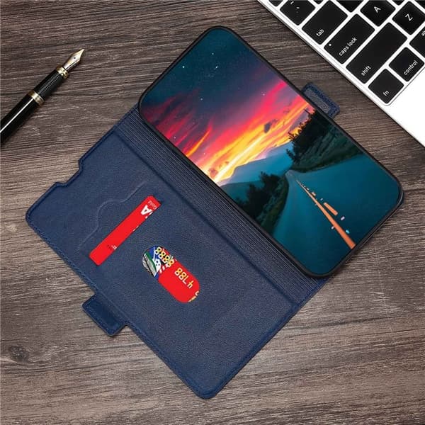 Xiaomi 13 Lite Pungeetui Dual Magnetic Clasp - Blå Blå