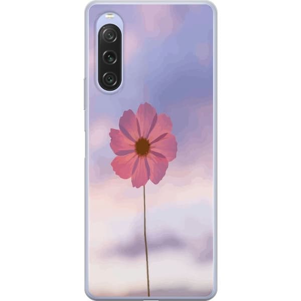 Mobilskal till Sony Xperia 10 V med Rosa blomma