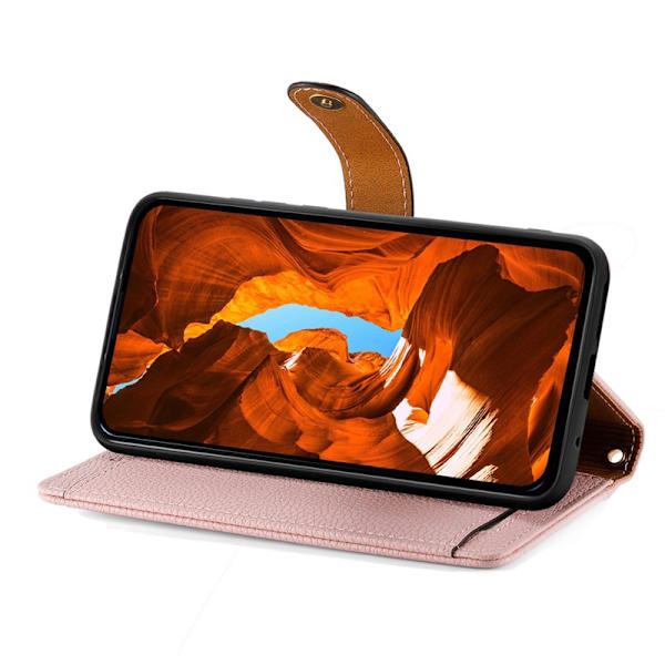 Plånboksfodral för Samsung Galaxy S26 Plus RFID Blocking - Rosa