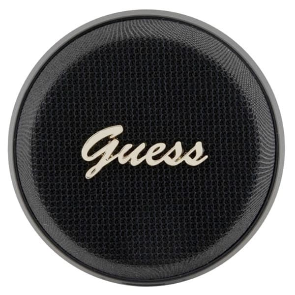 Guess Bluetooth-højttaler Magnetic Script Metal - Sort Black
