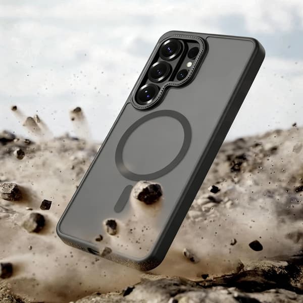 Tech-Protect Mobilskal För Galaxy S26 Ultra Magsafe - Matte Svart Svart