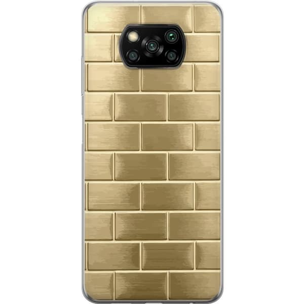 Mobilcover til Xiaomi Poco X3 NFC med Gyldne Mursten