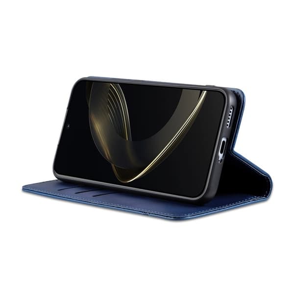 AZNS Xiaomi 17 Plånboksfodral Konstläder - Blå