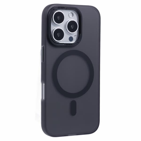 X-LEVEL Mobilskal till iPhone 16 Pro Max MagSafe Frostad Bak - Svart