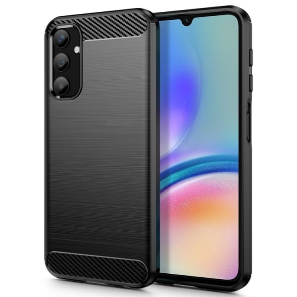 Tech-Protect Galaxy A05s Mobilcover Carbon - Sort