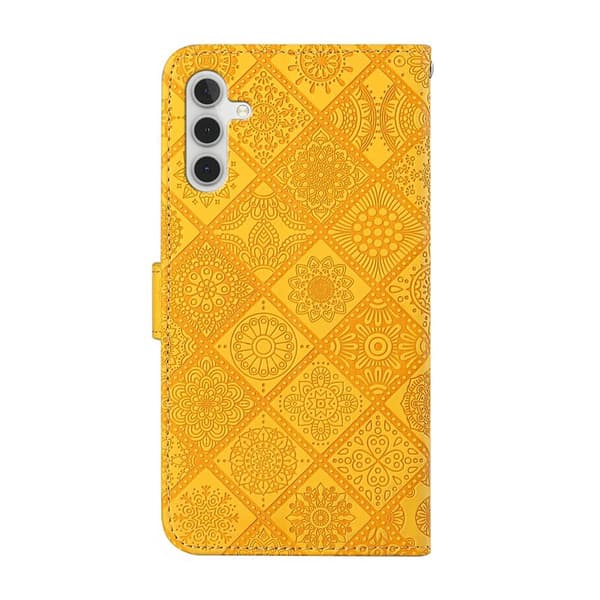 Plånboksfodral för Samsung Galaxy S26 Plus Konstläder - Gul