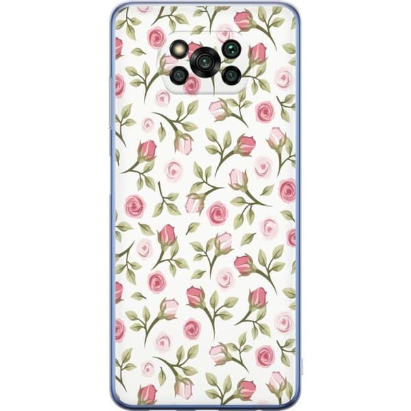 Mobilcover til Xiaomi Poco X3 Pro med Blomstret