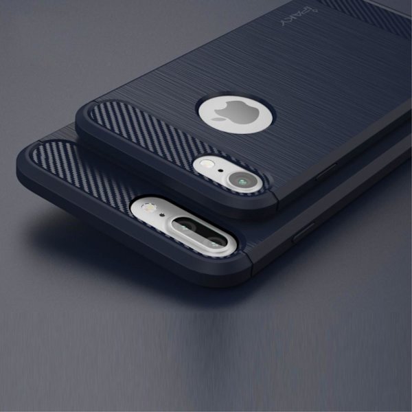 iPaky TPU-kuori iPhone 7 Plus - Musta Black