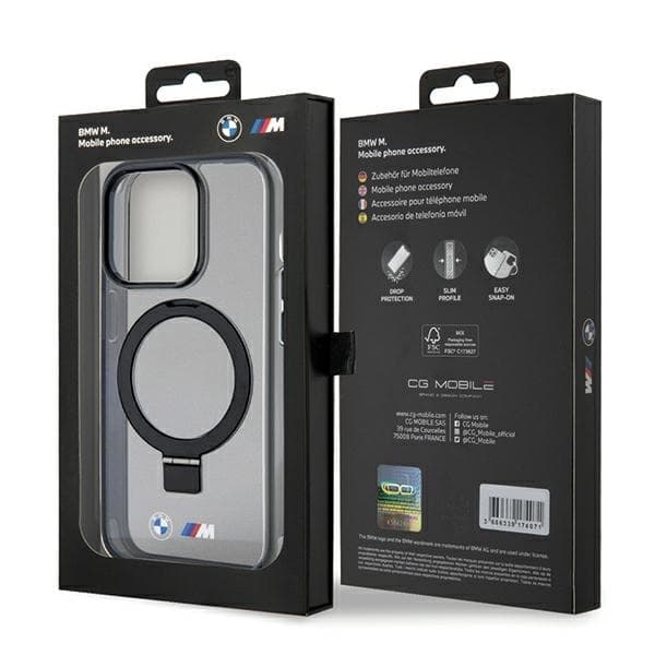 BMW Mobilskal till iPhone 15 Pro MagSafe Ring Stand M Collection