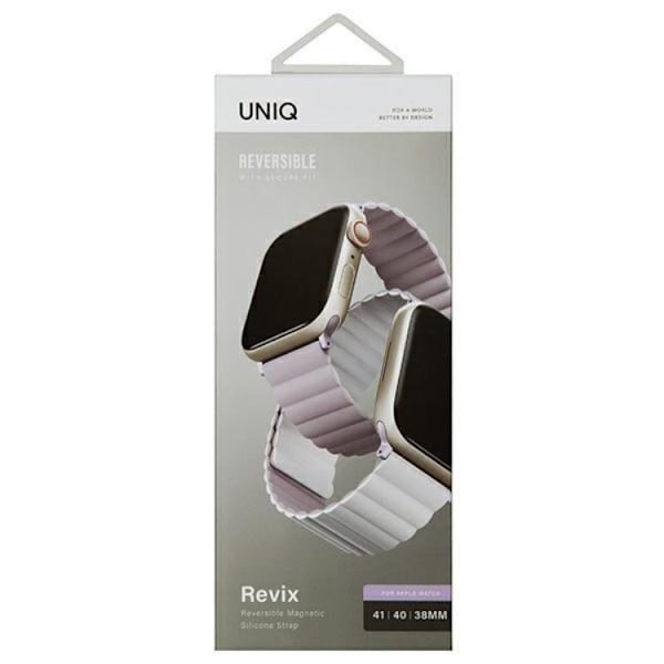 Uniq Apple Watch 4/5/6/7/8/SE/SE2/Ultra (45/44/42mm) Armband Magnetic Reversible