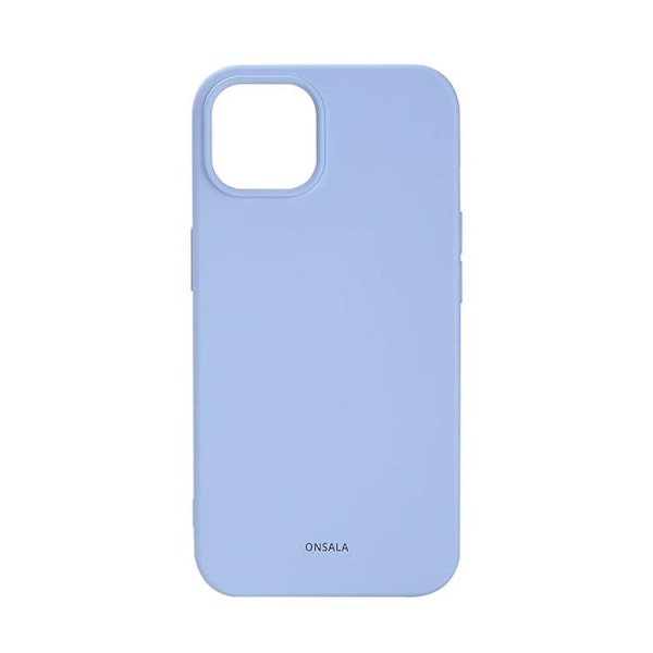 ONSALA iPhone 14 Plus Cover Silikon Chalk - Blå Blå