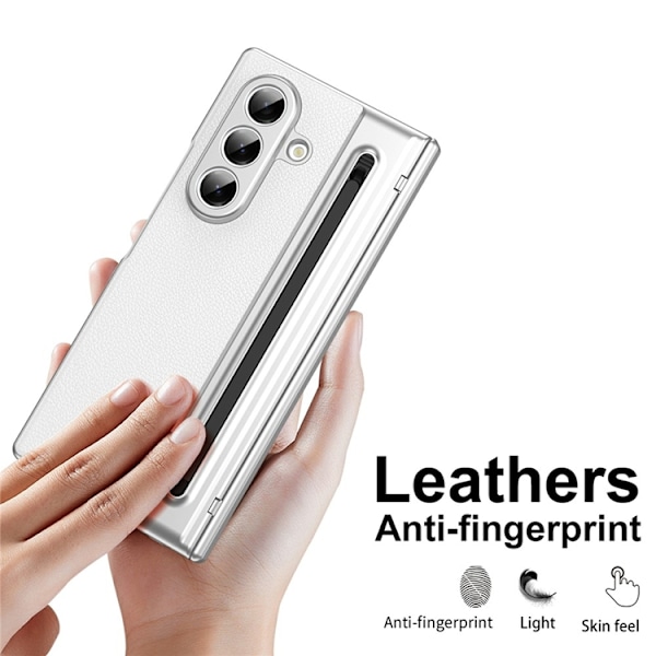 Mobilskal till Galaxy Z Fold7 Matte Electroplated - Vit Vit