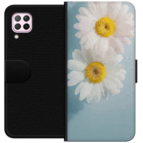 Pung Taske til Huawei P40 lite med sommerblomster