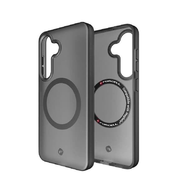 Forcell Mobilskal till Galaxy S25 Plus Magsafe Levels - Smoke Svart Black
