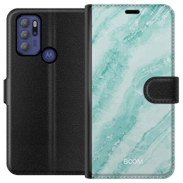 Pung Taske til Motorola Moto G60S med Mint Marble