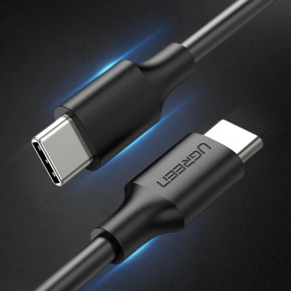 Ugreen USB-C till USB-C-kabel 0,5 m - Svart