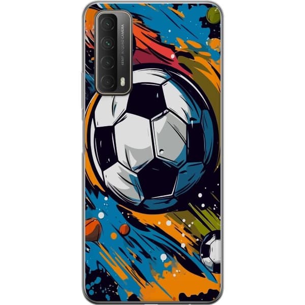 Mobilcover til Huawei P smart 2021 med Fodbolde