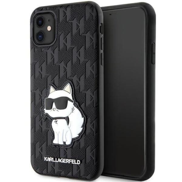 Karl Lagerfeld iPhone 11/XR -puhelinkotelo Monogrammi Choupette