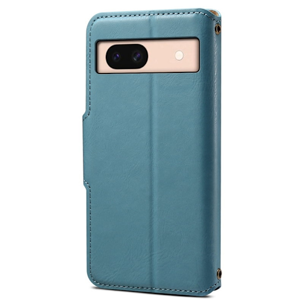 DENIOR Google Pixel 8a Plånboksfodral Konstläder Blå