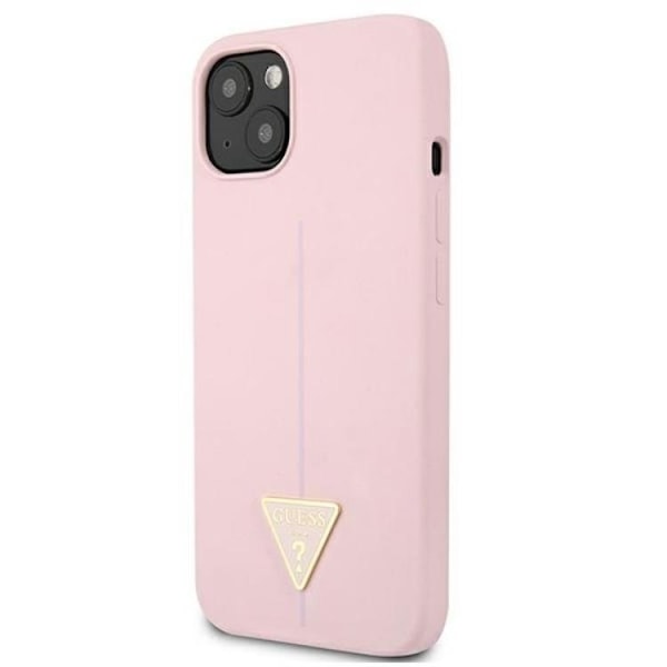 Guess iPhone 13 Skal Silicone Triangle - Lila