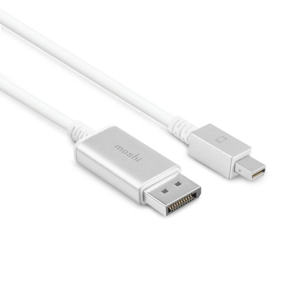 Moshi Mini DisplayPort Till DisplayPort kabel 1.5m - Vit