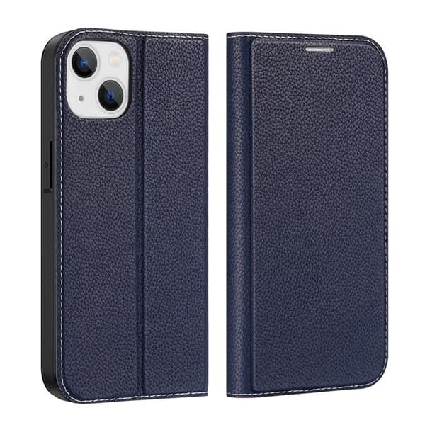 Dux Ducis iPhone 14 Plus Plånboksfodral Skin X2 - Blå Blå