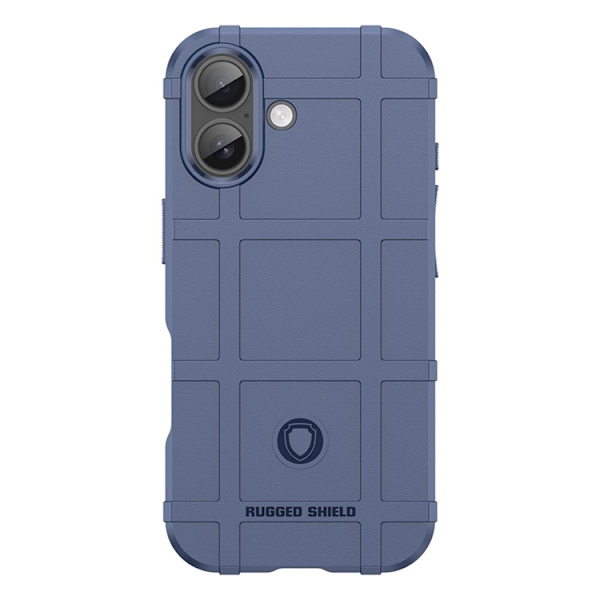 Mobilskal till iPhone 17 Grid Design Scratch-Proof Soft TPU - Blå Blå