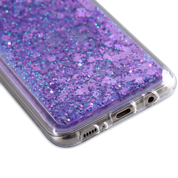 Glitter Taske til Samsung Galaxy S20 Plus - Lilla Lila