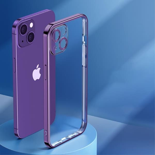 ROCK iPhone 14 Cover Electroplating Matte - Lilla Lila