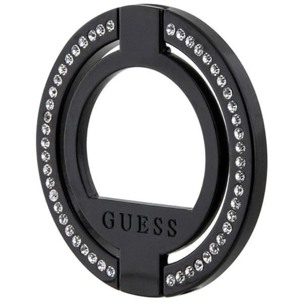 Guess Ringhållare Magsafe Rhinestone - Musta Black