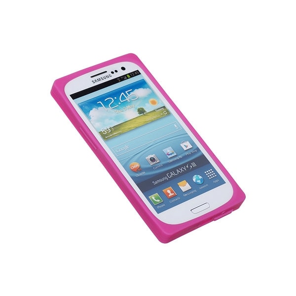 Cassette silikon skal till Samsung Galaxy S3 i9300 (Magenta)