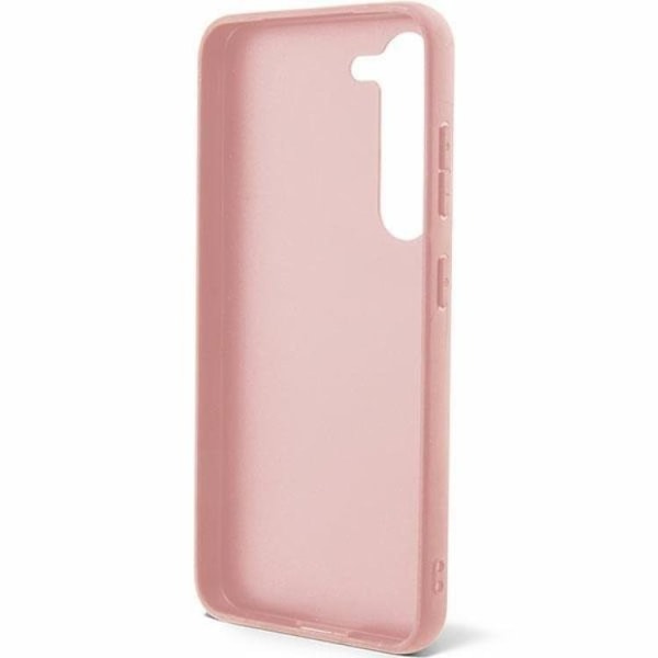 Guess Galaxy S24 Plus Mobilskal Glitter Script - Rosa