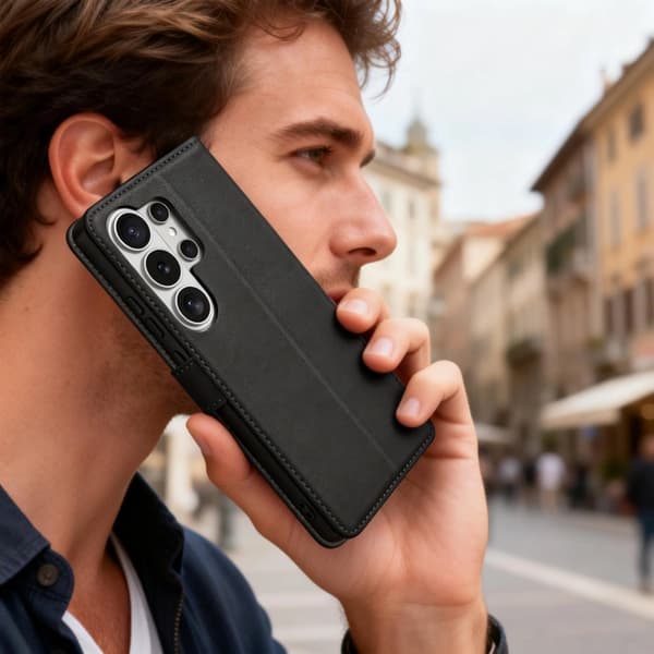 Tech-Protect Pung Taske Til Galaxy S26 Ultra - Sort Svart