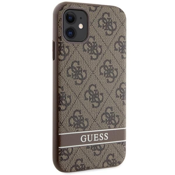 Guess iPhone 11/XR Mobilskal 4G Stripe - Brun Brun