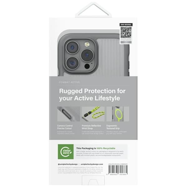 UNIQ Mobilskal till iPhone 16 Pro Max MagSafe Combat Active - Grå Grå