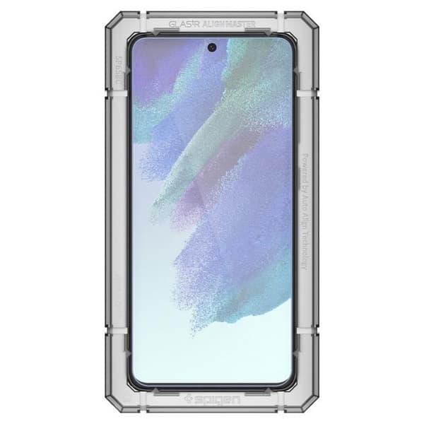 Spigen 2-Pack Alm Glas.Tr Härdat glas Galaxy S21 FE Transparent