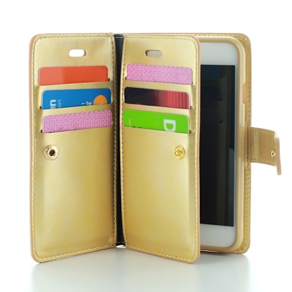 CoveredGear iPhone 6/6S plånboksfodral Liberty - Guld Guld