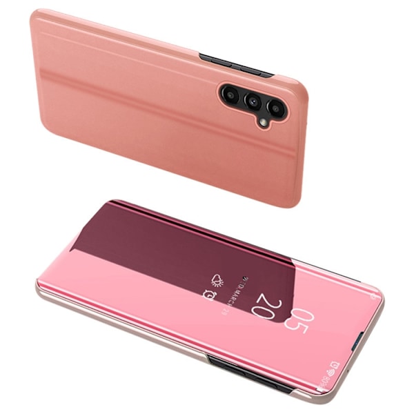 Galaxy A54 5G Fodral Clear View Flip - Rosa