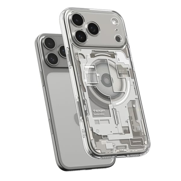 Spigen Mobilskal till iPhone 17 Pro Magsafe Ultra Hybrid - Natural Titanium Grå
