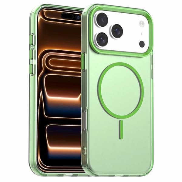 Mobilskal till iPhone 17 Pro Max MagSafe Candy Color - Grön Grön