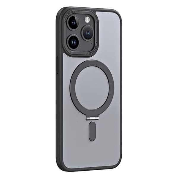 Mobilskal till iPhone 15 Pro Max Magsafe Kickstand - Svart Svart
